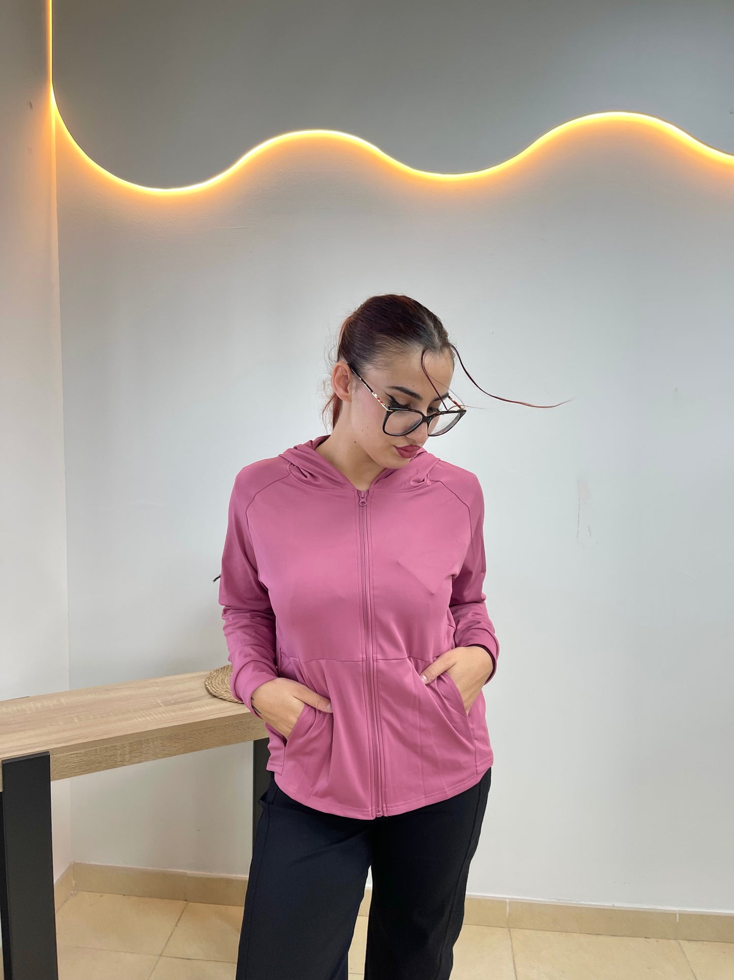 Chaqueta deportiva licra