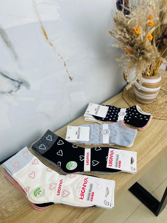 Pack calcetines corazones