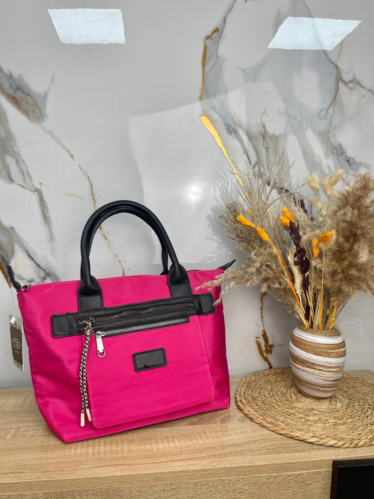 Bolso impermeable fucsia