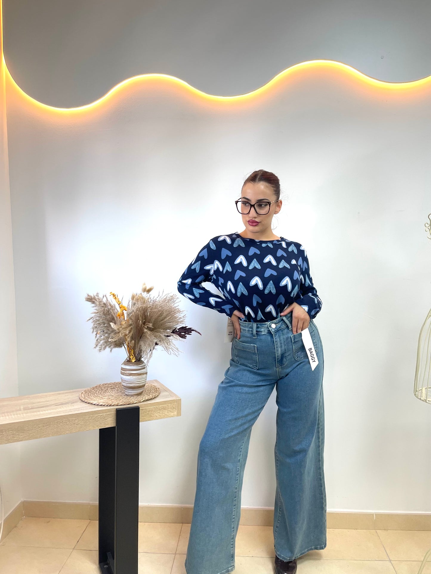 pantalon denim baggy