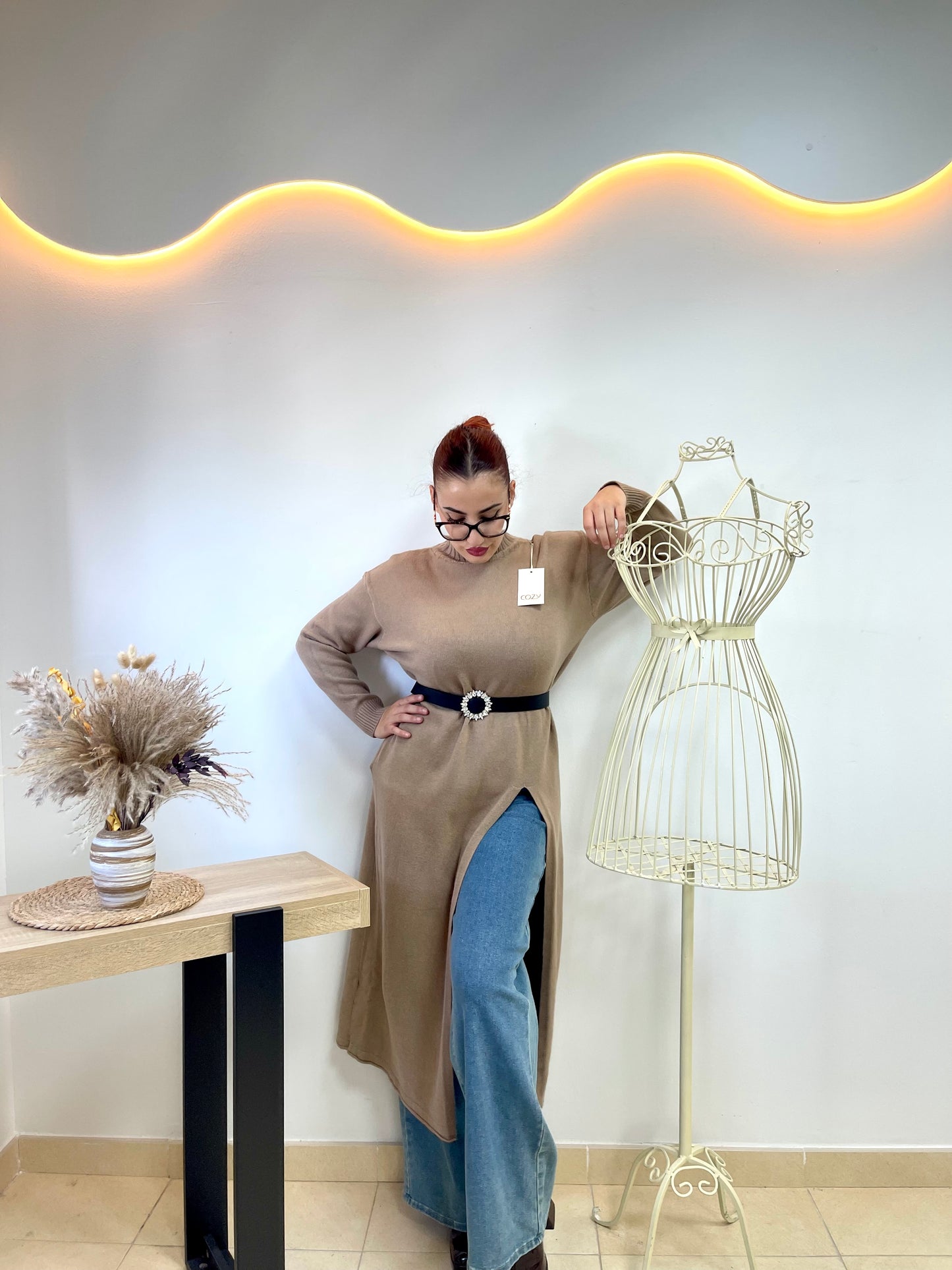 Vestido abertura
